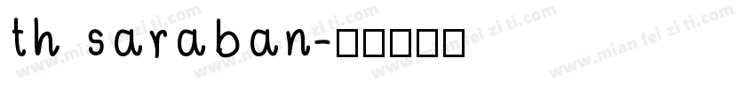 th saraban字体转换